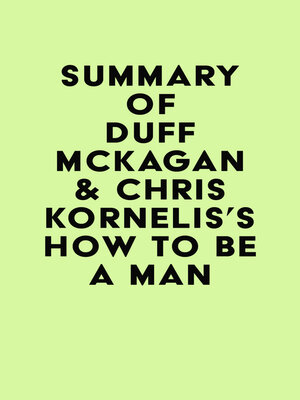 cover image of Summary of Duff McKagan & Chris Kornelis's How to Be a Man